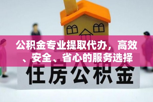 台南公积金专业提取代办，高效、安全、省心的服务选择