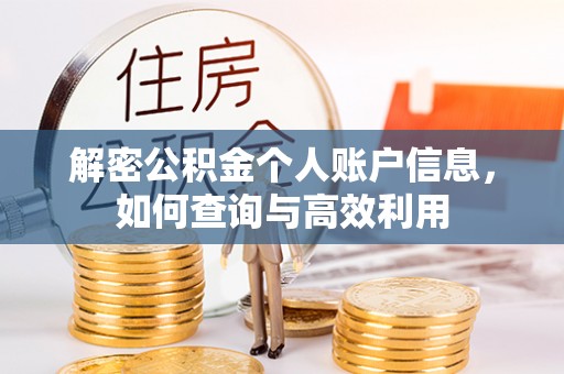 台南解密公积金个人账户信息，如何查询与高效利用