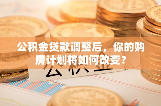 台南公积金贷款调整后，你的购房计划将如何改变？