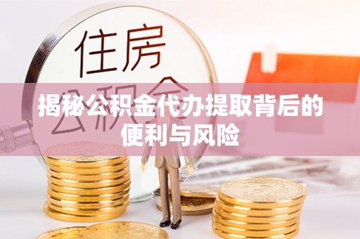 台南揭秘公积金代办提取背后的便利与风险