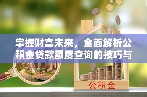 台南掌握财富未来，全面解析公积金贷款额度查询的技巧与策略