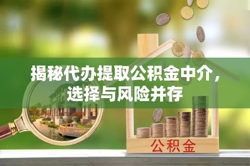 台南揭秘代办提取公积金中介，选择与风险并存
