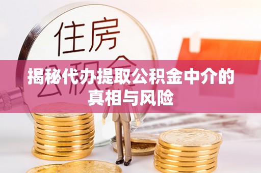 台南揭秘代办提取公积金中介的真相与风险