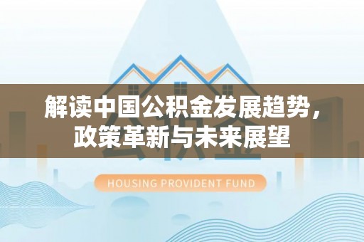 台南解读中国公积金发展趋势，政策革新与未来展望