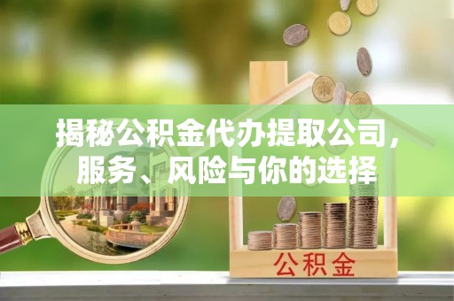 台南揭秘公积金代办提取公司，服务、风险与你的选择