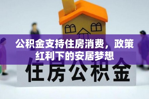 台南公积金支持住房消费，政策红利下的安居梦想