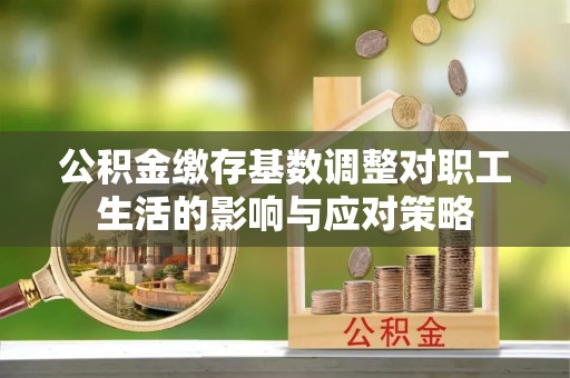 台南公积金缴存基数调整对职工生活的影响与应对策略