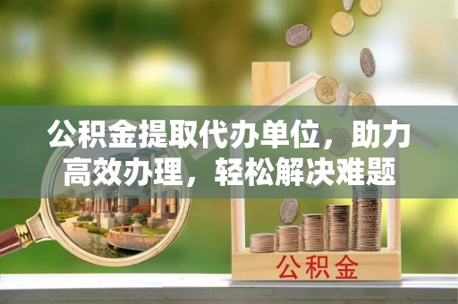 台南公积金提取代办单位，助力高效办理，轻松解决难题