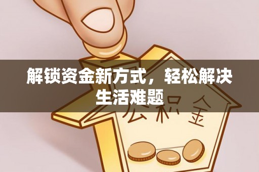 台南解锁资金新方式，轻松解决生活难题