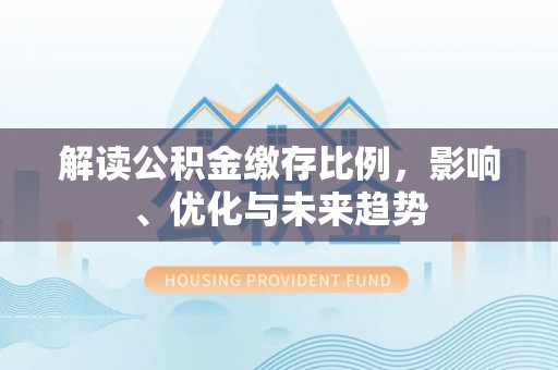 台南解读公积金缴存比例，影响、优化与未来趋势