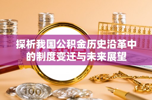 台南探析我国公积金历史沿革中的制度变迁与未来展望