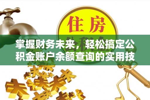 台南掌握财务未来，轻松搞定公积金账户余额查询的实用技巧