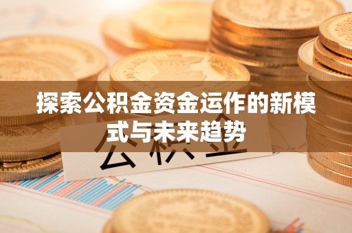 台南探索公积金资金运作的新模式与未来趋势