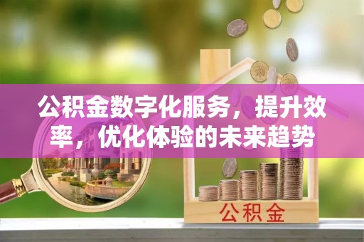 台南公积金数字化服务，提升效率，优化体验的未来趋势