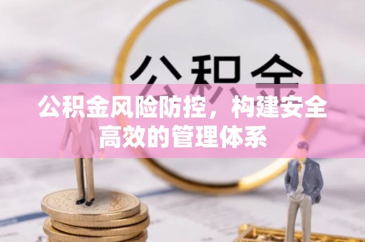 台南公积金风险防控，构建安全高效的管理体系