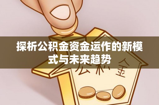 台南探析公积金资金运作的新模式与未来趋势